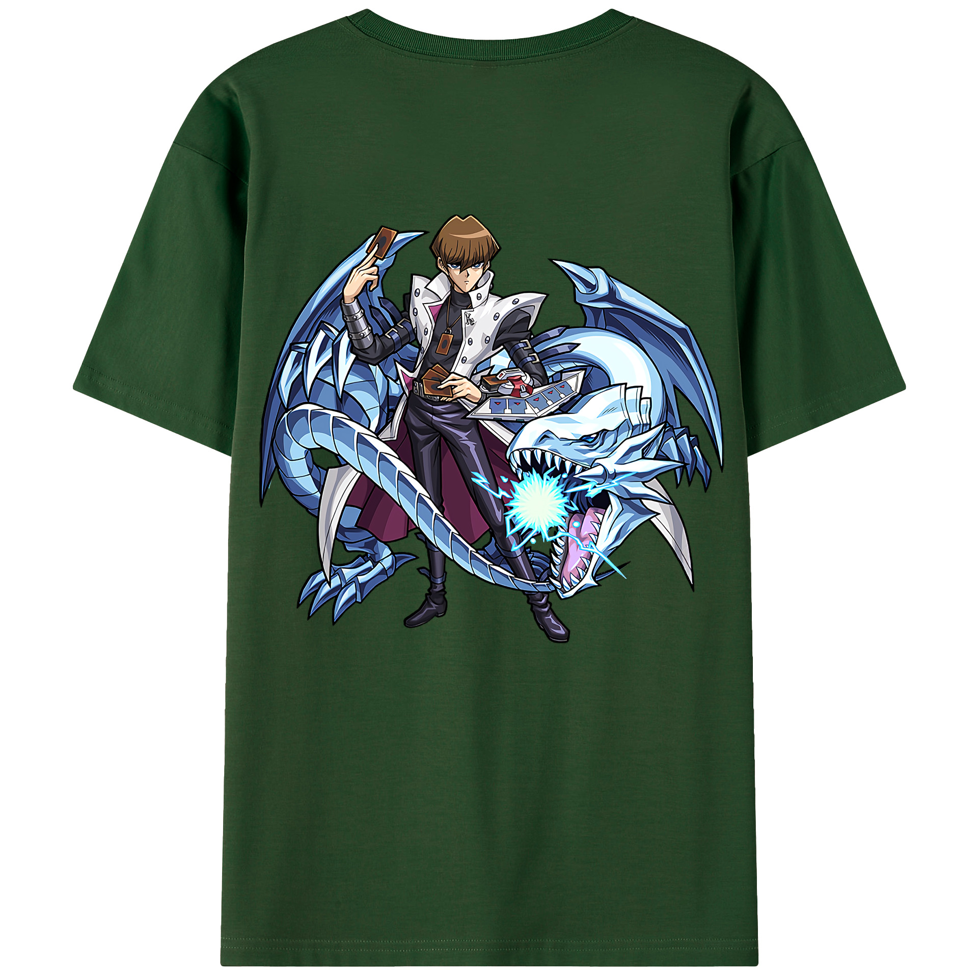 （画像用） 遊☆戯☆王 Yu-Gi-Oh! 綿100％半袖Tシャツ（背面プリント）
